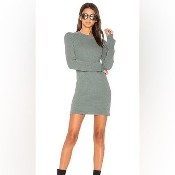 Cotton Citizen The Monaco Long Sleeve Mini Dress SMALL - Picture 1 of 8